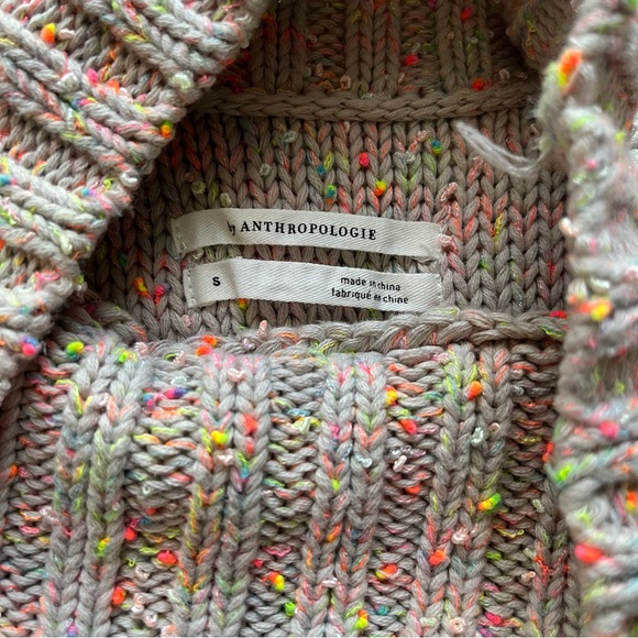 Anthropologie neon speckled sweater vest - Picture 4 of 4